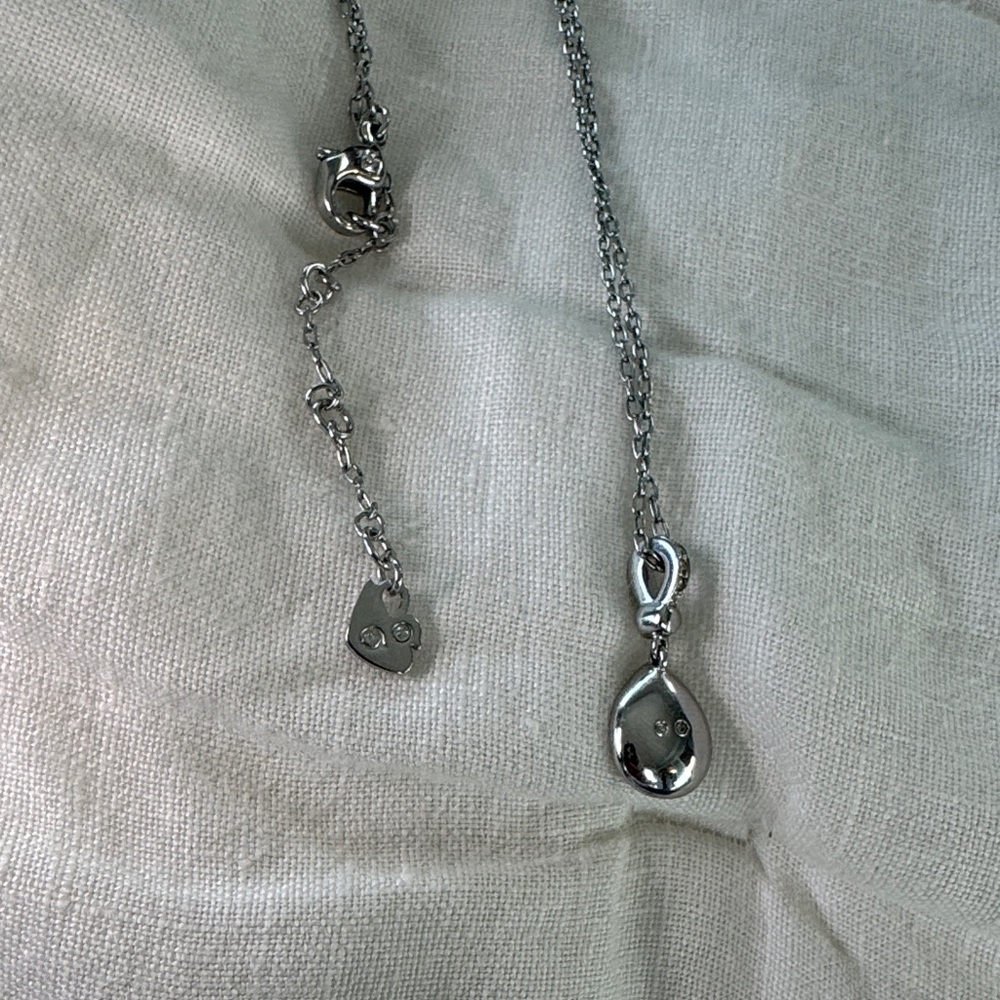 Swarovski Teardrop Crystal Pendant Necklace - Picture 4 of 4